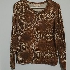 Michael Kors womans long sleeved shirt